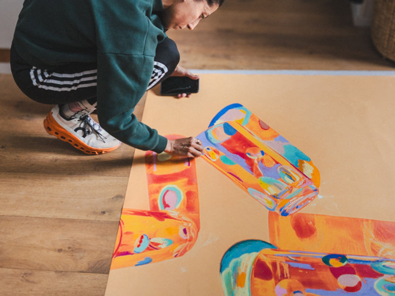Glasses on Canvas 100x140cm