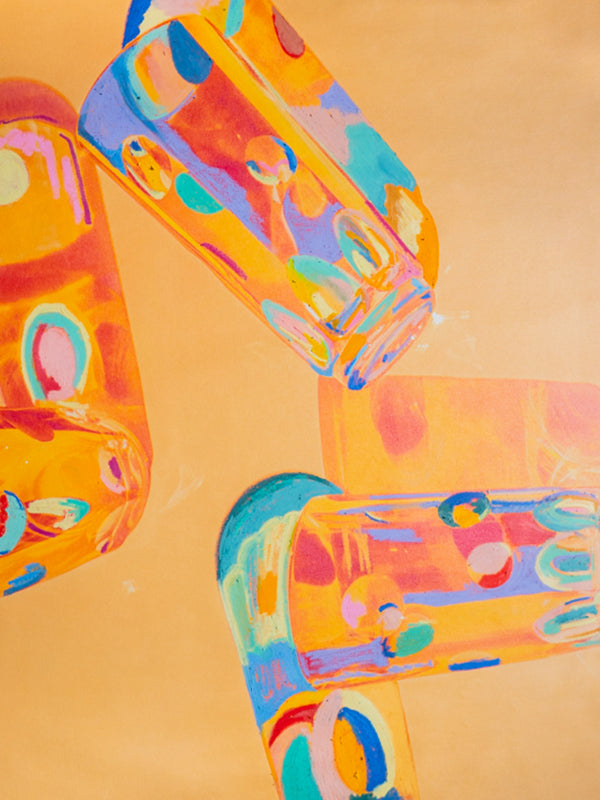 Glasses on Canvas 100x140cm