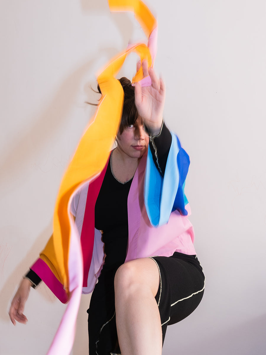 Kimono Art | Color Block Short