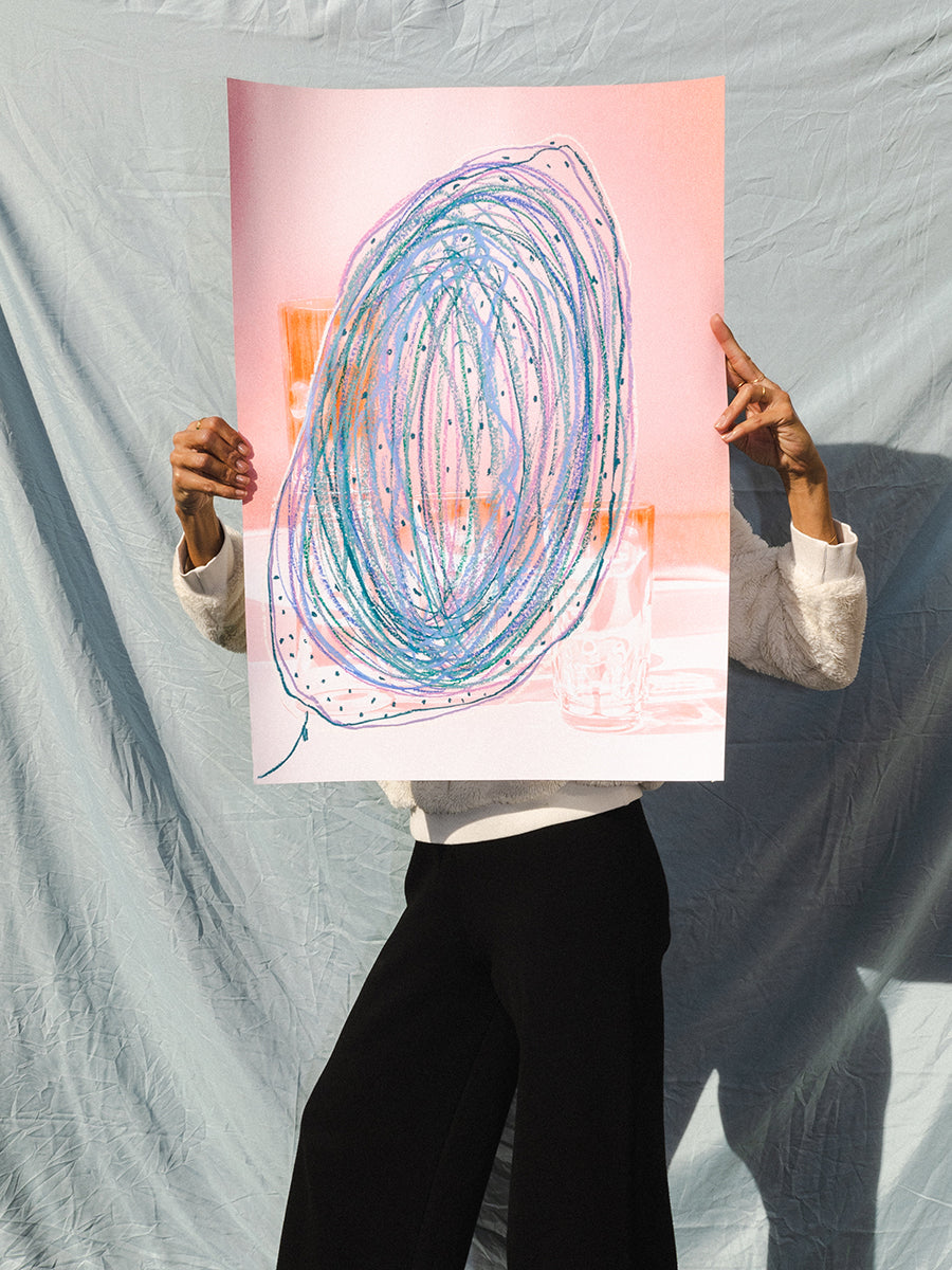Close Your Eyes and Feel II . 50x70cm