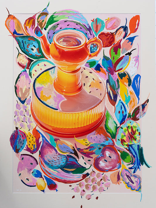 Banana Peanut Butter 60x80cm Framed