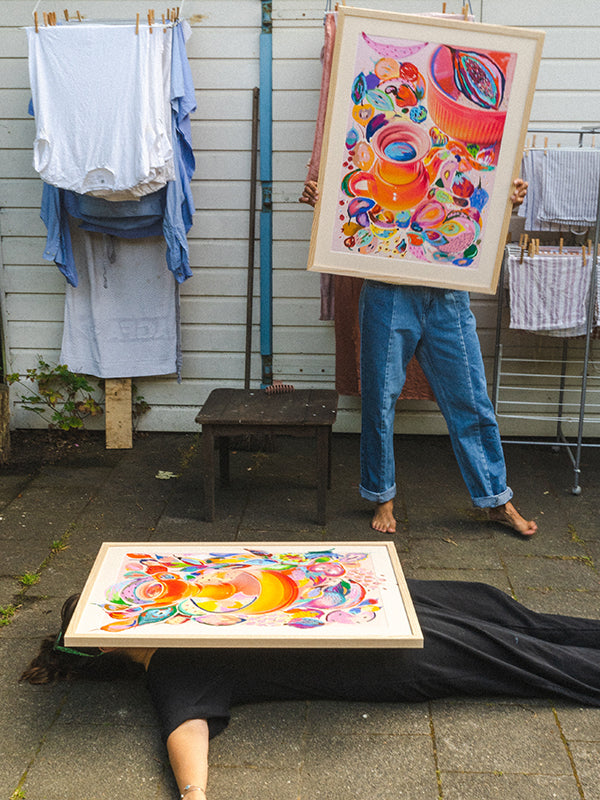 Fruit Bomb 60x80cm Framed