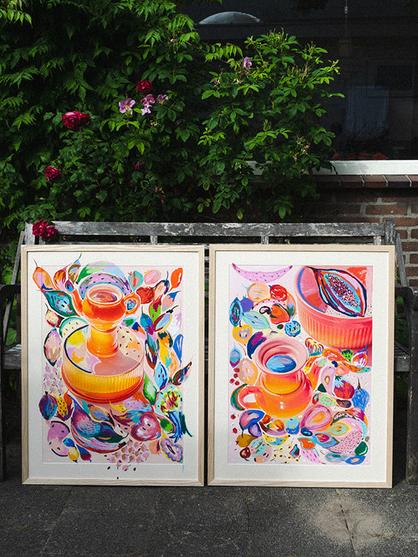 Fruit Bomb 60x80cm Framed