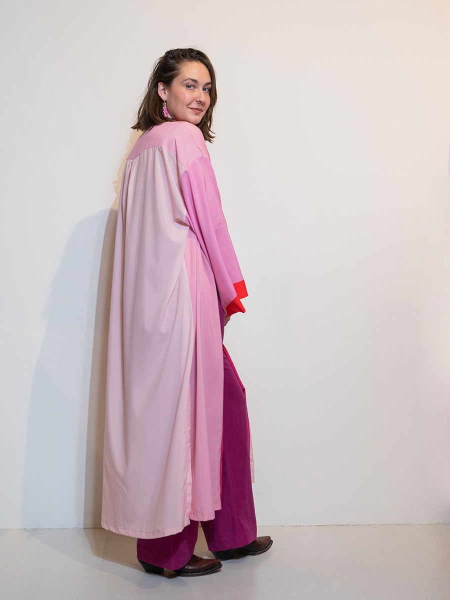 Kimono Art Long | Flamingo