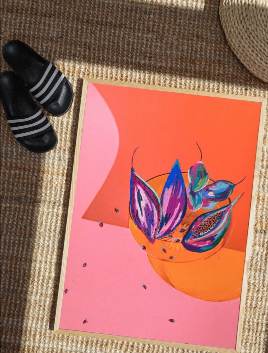 Papaya and Figs 50x70cm
