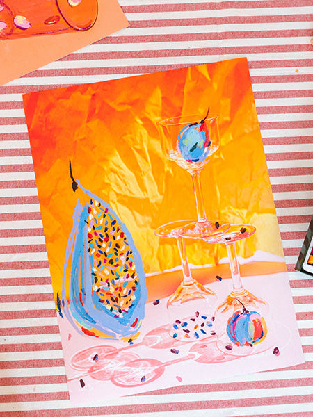Powpow Drink 30x40cm