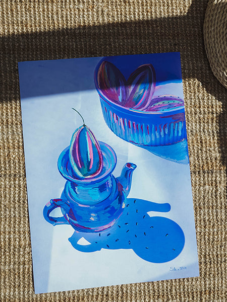 Blue Light 50x70cm