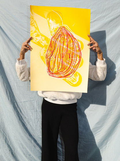 Close Your Eyes and Feel 1 . 50x70cm