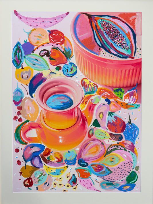 Fruit Bomb 60x80cm Framed