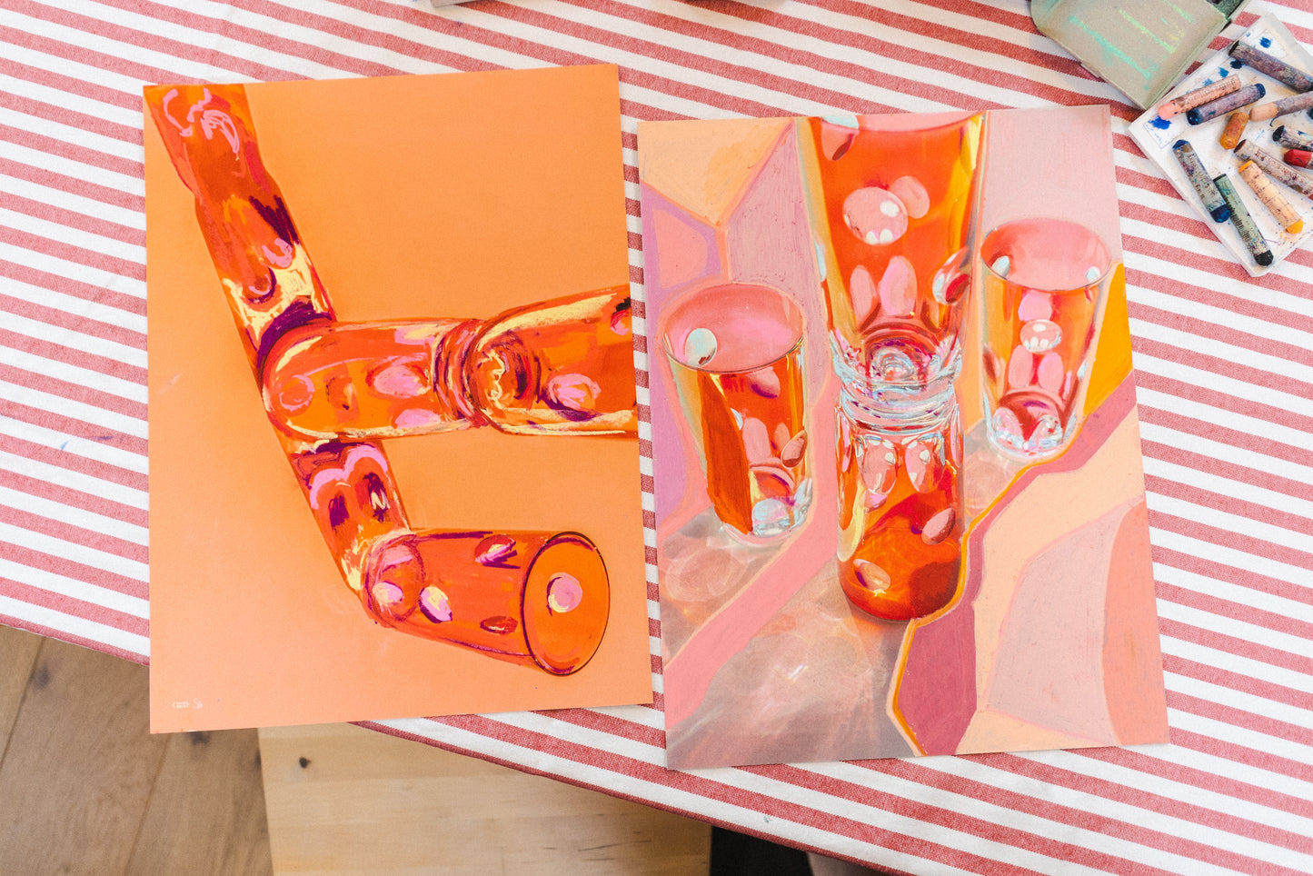 Glasses III  30x40cm