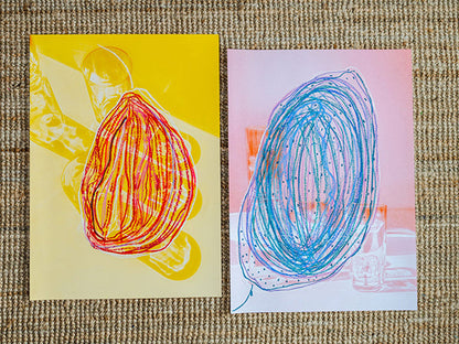 Close Your Eyes and Feel 1 . 50x70cm