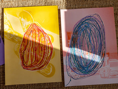 Close Your Eyes and Feel 1 . 50x70cm