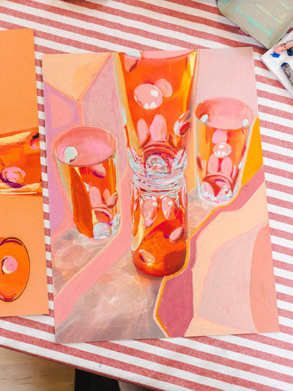 Glasses II  30x40cm