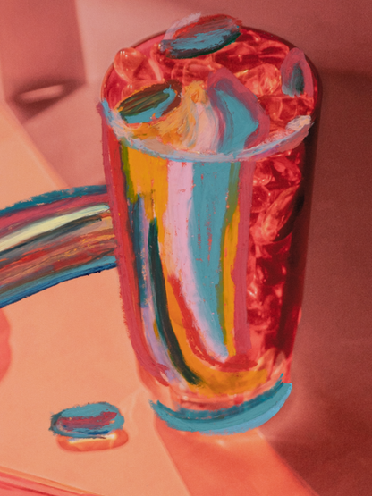 Rainbow Lemonade  30x40cm