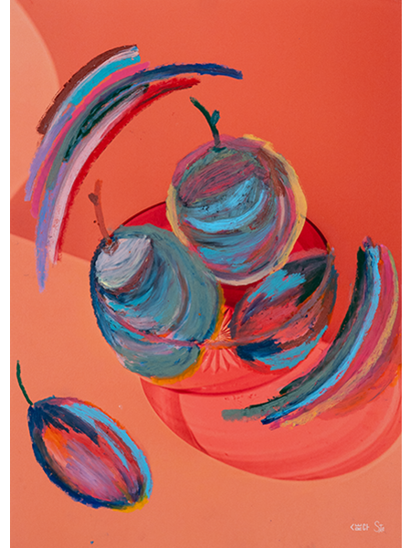 Fancy Plums 21x30cm